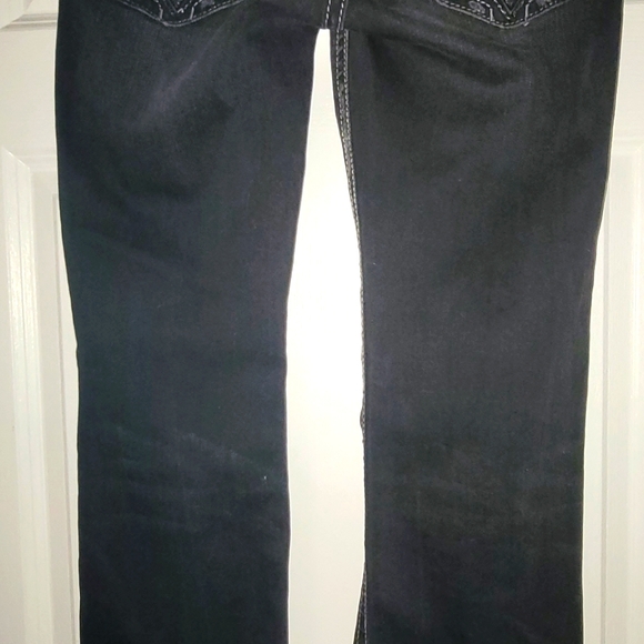 MEK Oaxaca Women's Black Jeans Size 29/34 - Picture 10 of 16